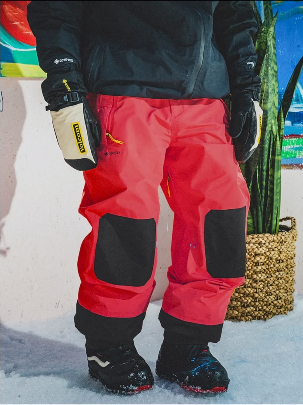 Volcom Longo Gore-Tex Trousers In Orange Size Small - Picture 6 of 6